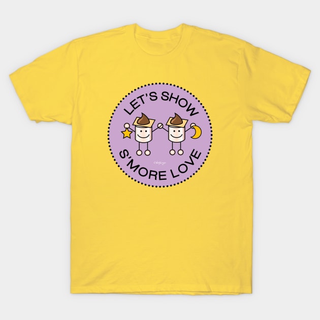 Let's Show S'More Love - lilac T-Shirt by Creative Hands